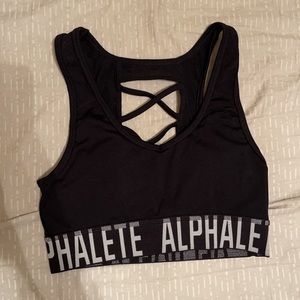Alphalete Sports Bra - Black